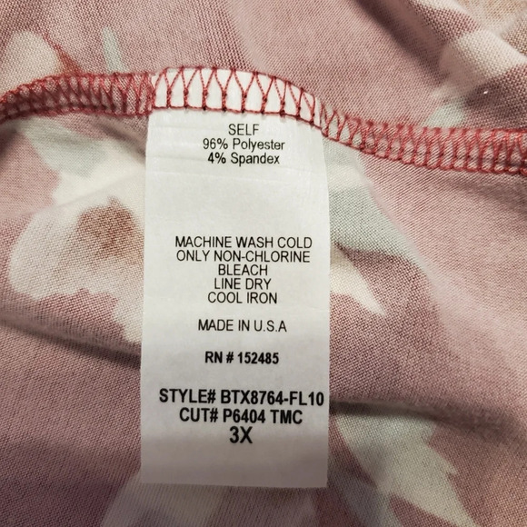 NWOT Paper Moon Women's Basima Back Detail Tank Top 3X - Picture 6 of 6